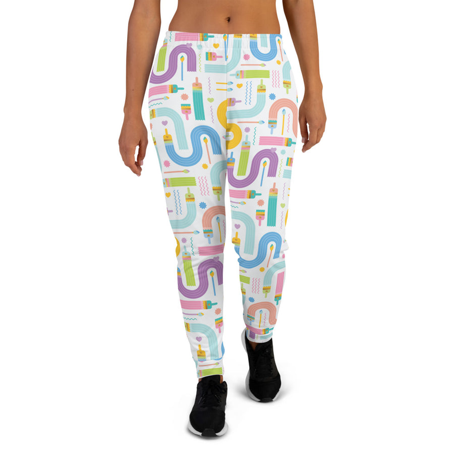 Adult Paint Swirl Joggers