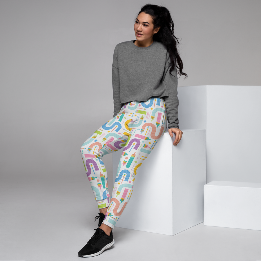 Adult Paint Swirl Joggers