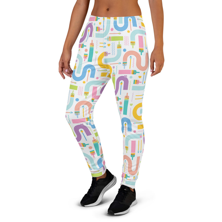 Adult Paint Swirl Joggers